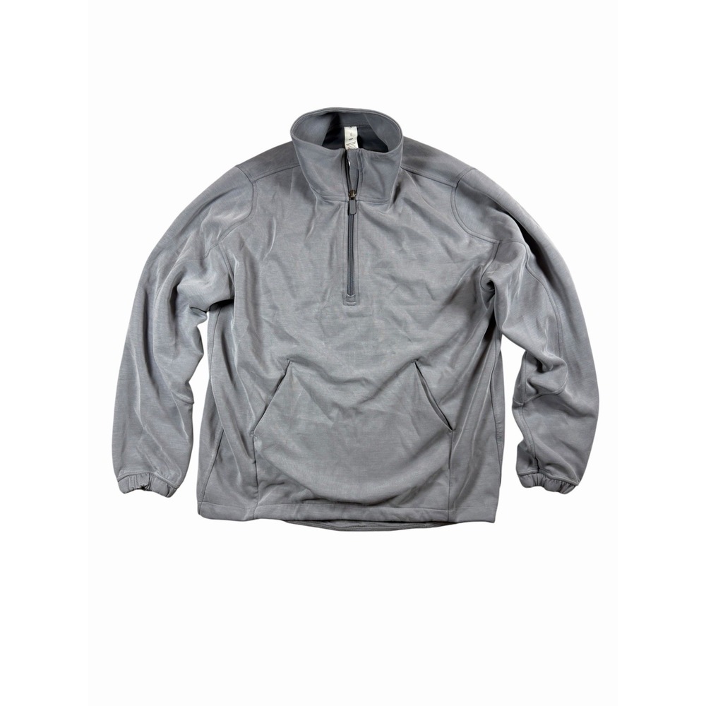 Lululemon Womens XS Gray High Neck 1/4 Zip Pullover Sweatshirt Modal Stretch